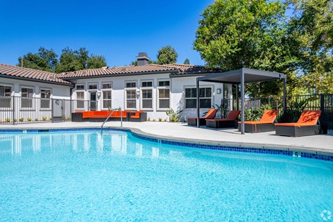 our apartments showcase an unique swimming pool